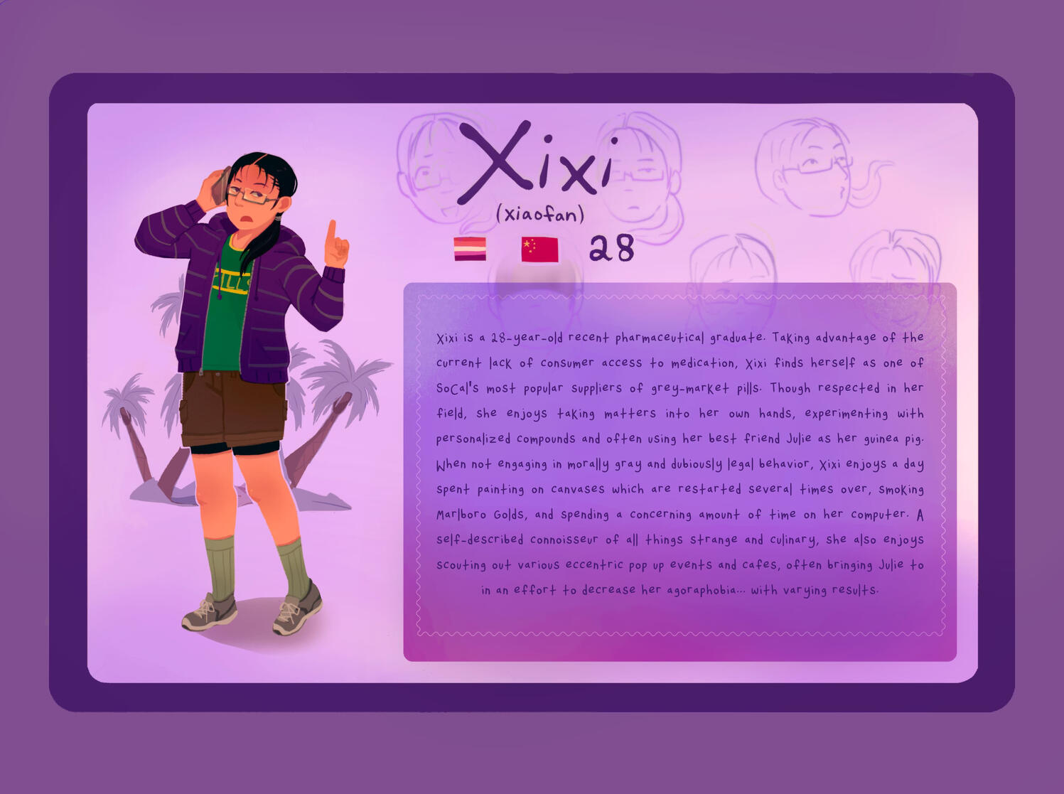 Xixi Character Card
